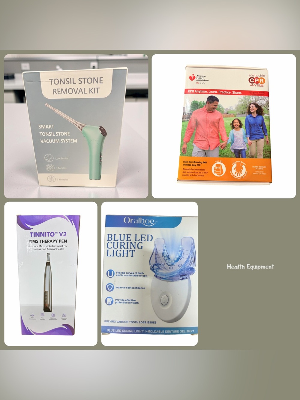 Health products ft. Tonsil Stone Removal Kit - Mint Green SMART Vacuum